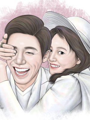 (Anniversary gift) Sketch portrait/portrait