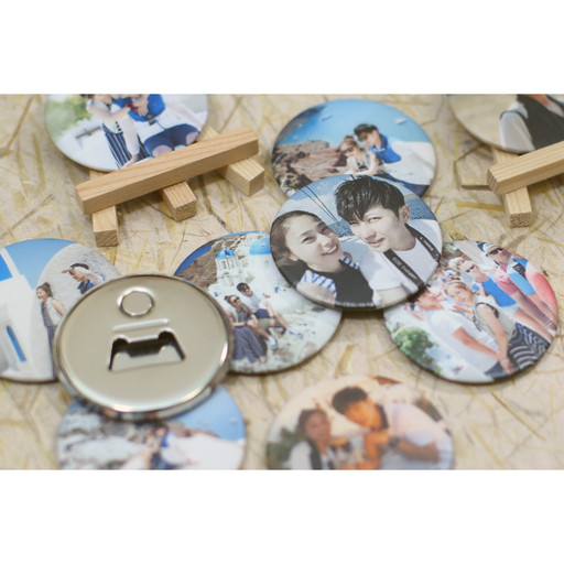 Photo button magnet _58mm (opener/magnet) x 3