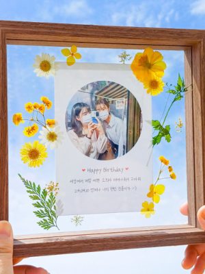 💜 Same-day production 💜 Hardwood photo embossing frame 🌸🖼️