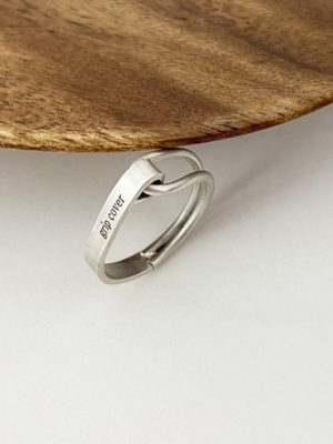 [Review Event] Silver 925 Grip Cover Engraved Ring