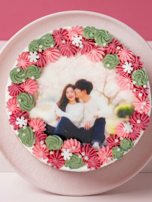 Photo Cake_Love in Bloom