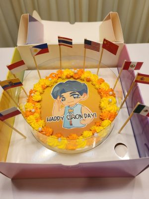 Photo Cake (Flag decoration)